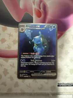 Blastoise EX 200/165 Pokemon Scarlet & Violet 151 Special Illustration Rare - Image 1