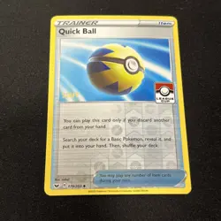 Pokemon TCG Quick Ball STAFF League Cup Promo 179/202 LP 🔥 x1 - Image 3