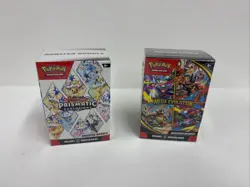 Pokemon Prismatic Evolutions & Mega Evolution Booster Bundle Box X2 New Sealed - Image 1