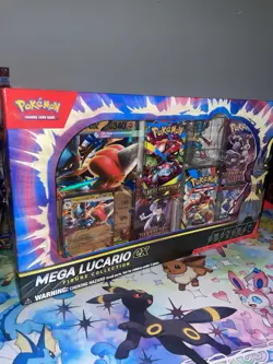 Pokemon TCG Mega Lucario ex Premium Figure Collection Box Factory Sealed - Image 2