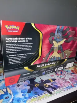 Pokemon TCG Mega Lucario ex Premium Figure Collection Box Factory Sealed - Image 3
