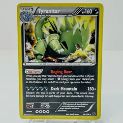 MP Pokemon TCG Tyranitar Fates Collide 56/124 Holo Holo Rare - Image 1