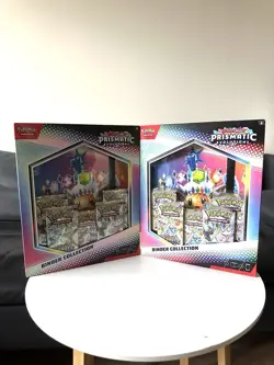Pokemon TCG Scarlet & Violet Prismatic Evolutions Binder Collection NEW LOT OF 2 - Image 1