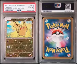 PSA 10 Pokemon Pikachu The Best of XY Reverse Holo 029/171 Japanese 2017 - Image 4