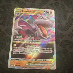 Pokemon Aerodactyl VSTAR 093/196 Swsh11: Lost Origin Holo - Image 1