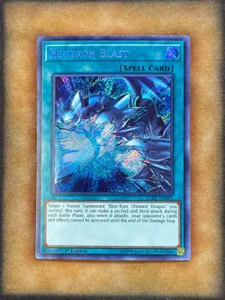 Yugioh Neutron Blast LCKC-EN041 Secret Rare 1st Ed LP - Image 1