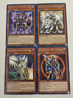 Yugioh Black Luster Soldier Envoy Sacred Twilight Chaos 1st Rare LP - Free Holo - Image 1