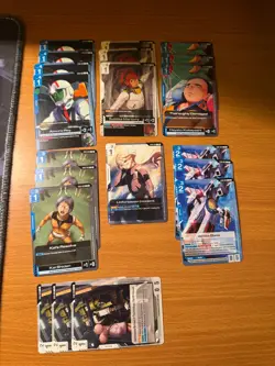 Gundam Card Game Cards Lot English - Image 1