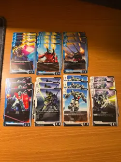 Gundam Card Game Cards Lot English - Image 2