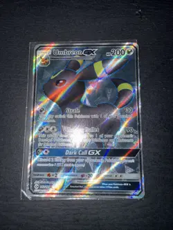 Umbreon GX - 142/149 - Pokemon Sun Moon Base Set Full Art Ultra Rare Card LP - Image 3