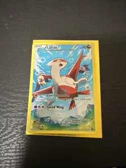 Pokemon TCG Latias XY78 Full Art Black Star Holo Promo Card LP - Image 1
