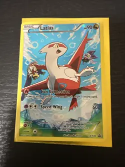 Pokemon TCG Latias XY78 Full Art Black Star Holo Promo Card LP - Image 2
