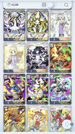 POKEMON TCG POCKET ACCOUNT - Top 10k - x6 OAKS - Crown Rare Candy - 17k cards - Image 2