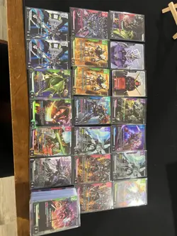 Gundam Card Game TCG Lot Of LR+, LR, And R’s New type Rising And Duel Impact. - Image 3