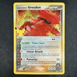 Pokemon TCG Team Magma's Groudon 9/95 Celebrations Classic Collection Holo Card - Image 1