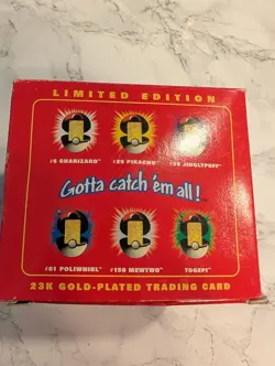 1999 Pokemon Mewtwo 23K Gold-Plated Burger King Promo Trading Card - Image 4