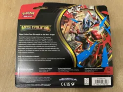 Pokemon TCG Mega Evolution 3-Pack Blister Card Golduck Foil Promo NEW/Sealed - Image 2