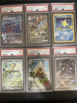 Pokemon Singles & PSA Slab Lot / 189 Cards, 16 Slabs / SIR, IR, SR, Mid-Era - Image 3