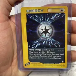 Warp Energy 147/147 Aquapolis Uncommon Vintage Pokemon TCG E-reader Card LP+ Vtg - Image 1