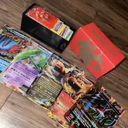 Box Of Pokemon Cards Mixed Up And Many Different Types - Image 3
