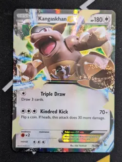 Kangaskhan EX 78/106 Holo Ultra Rare - XY Flashfire Pokemon Card - NM - Image 1