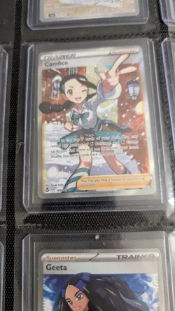 Pokemon TCG Candice Full Art Holo Ultra Rare Card 189/195 Silver Tempest - Image 1