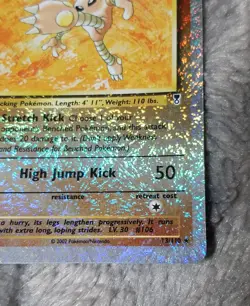Pokemon Legendary Collection 13/110 Reverse Holo Hitmonlee Vintage Card - Image 3