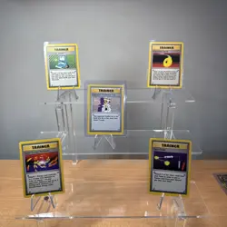 Lot of (5) 1999 Pokemon Trainer TCG Cards (Impostor Prof Oak) - Image 1