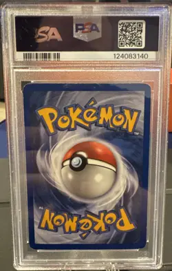 Pokemon 2002 Legendary Collection Ninetales Reverse Holo Card 17/110 PSA 4 - Image 2