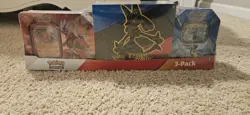 POKEMON Trading Cards TCG Costco 3 Pack Bundle CROWN ZENITH ETB + 2TINS (SEALED) - Image 1