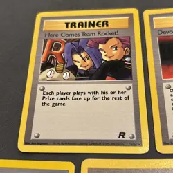 1999 Pokemon Trainer Card Lot 5 Card Lot Rare Common Vintage - Image 2