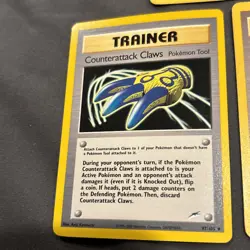 1999 Pokemon Trainer Card Lot 5 Card Lot Rare Common Vintage - Image 4