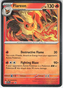 Flareon - (Cosmos Holo) Promo SV: Scarlet & Violet Promo Cards 167 LP-NM - Image 1