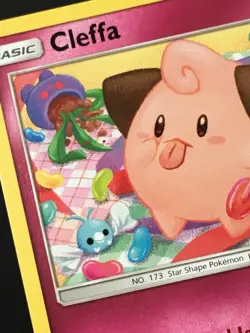 Pokemon TCG Cleffa 131/214 SM Unbroken Bonds Regular Uncommon NM CUTE CARD - Image 2