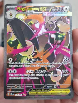 Mega Lopunny EX 128/94 SIR Full Art Pokemon Card English Phantasmal Flames - Image 1