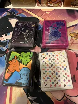 Pokemon TCG Lot Of 4 Different Card Sleeves (65 Sleeves Each) - Image 1