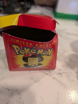 Pokemon Pikachu 23k Gold Plated Trading Card 1999 Limited Edition burger king - Image 2