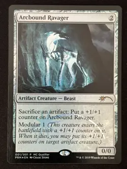 1x MTG Arcbound Ravager (Foil) - WMCQ Promo Cards (WMCQ) #1 - Magic - Image 1