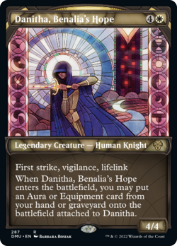 Showcase DANITHA, BENALIA'S HOPE x4 mtg NM-M Dominaria United 4 Rare - Image 1