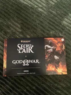 Magic The Gathering Secret Lair God of War: Greek Foil Sealed In-Hand - Image 1