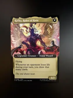 MTG Final Fantasy English Kefka, Court Mage Extended Art 0496 Non-Foil - Image 2