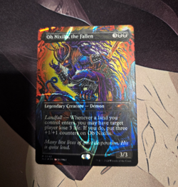 Encyclopedia Of Magic Secret Lair, Ob Nixilis, the Fallen - HALO FOIL - Image 2