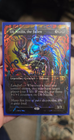 Encyclopedia Of Magic Secret Lair, Ob Nixilis, the Fallen - HALO FOIL - Image 4