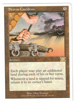 MTG STORM CAULDRON 6TH EDITION RARE ARTIFACT LP VINTAGE COMMANDER 1999 - Image 1