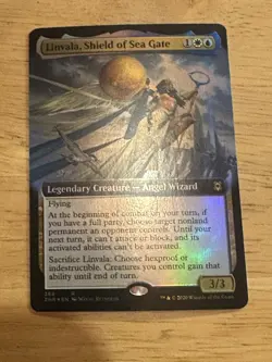 FOIL Linvala, Shield of Sea Gate (Extended Art) - Zendikar Rising (ZNR) - Image 1
