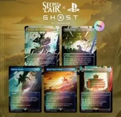 MTG Secret Lair x Playstation Ghost of Tsushima FOIL Edition SEALED - Image 1