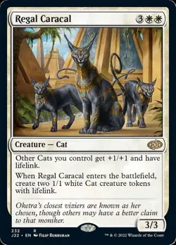 Regal Caracal [Jumpstart 2022] Magic MTG - Image 1