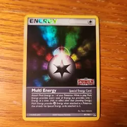 Multi Energy 89/108 EX Power Keepers Reverse Holo Foil Pokemon Card - Image 1