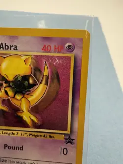 1999 Pokemon Wizards Black Star Promos Sabrina's Abra #19 LP See Video - Image 3