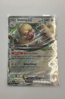Slaking ex - 147/191 - SV: Surging Sparks - Pokemon TCG - Double Rare HOLO - NM - Image 1